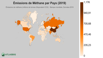 Émissions de Méthane par Pays 2026 Thumbnail