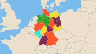 Liste et carte des États allemands Thumbnail