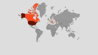 Production mondiale de canneberges par pays Thumbnail