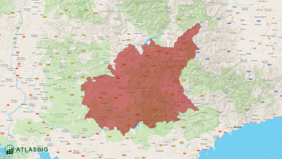 Carte des Alpes-de-Haute-Provence Thumbnail