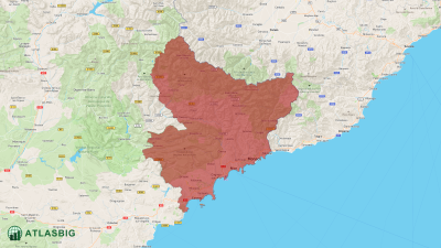 Carte des Alpes-Maritimes Thumbnail