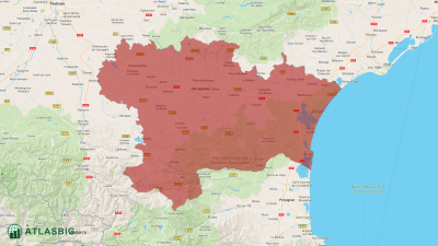 Carte de l'Aude Thumbnail