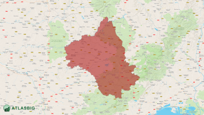 Carte de l'Aveyron Thumbnail