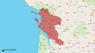 Carte de la Charente-Maritime Thumbnail