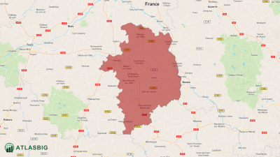 Carte du Cher Thumbnail