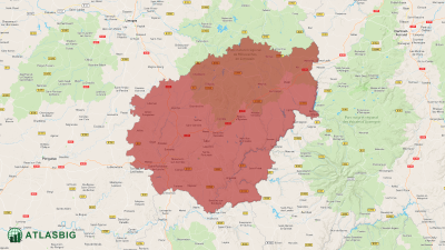 Carte de la Corrèze Thumbnail