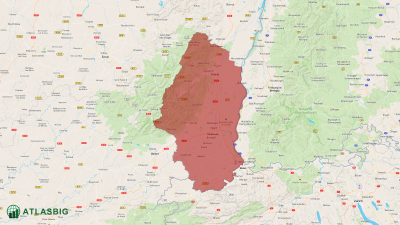 Carte du Haut-Rhin Thumbnail