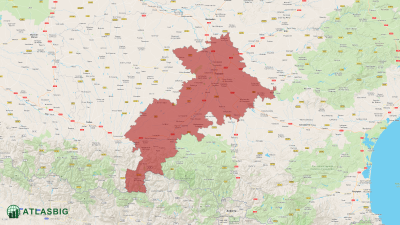 Carte de la Haute-Garonne Thumbnail
