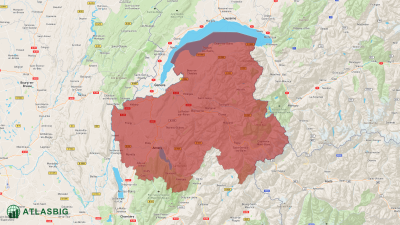Carte de la Haute-Savoie Thumbnail