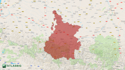 Carte des Hautes-Pyrénées Thumbnail