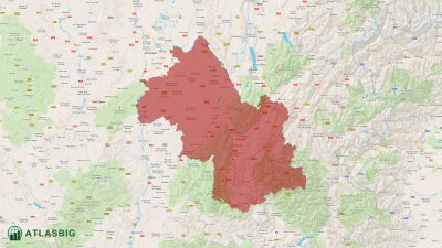 Carte de l'Isère Thumbnail