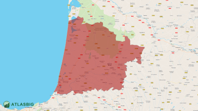 Carte des Landes Thumbnail