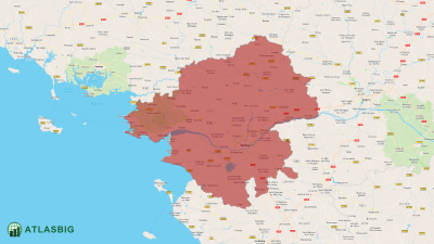 Carte de la Loire-Atlantique Thumbnail