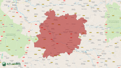 Carte de Lot-et-Garonne Thumbnail