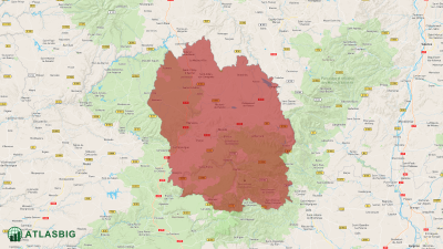 Carte de la Lozère Thumbnail