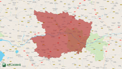 Carte de Maine-et-Loire Thumbnail