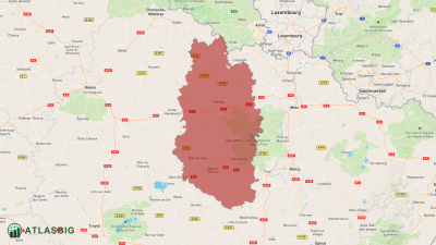 Carte de la Meuse Thumbnail