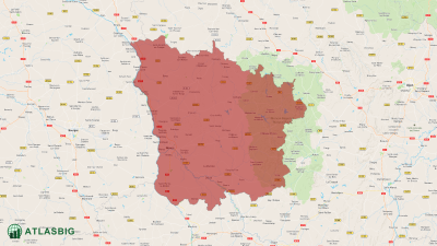 Carte de la Nièvre Thumbnail