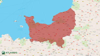 Carte de Normandie Thumbnail