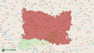 Carte de l'Oise Thumbnail