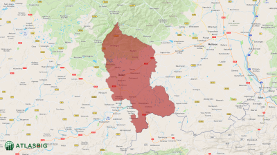 Carte du Territoire-de-Belfort Thumbnail