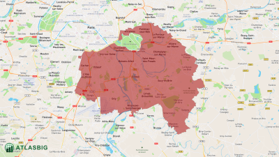 Carte du Val-de-Marne Thumbnail