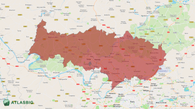 Carte du Val-d'Oise Thumbnail