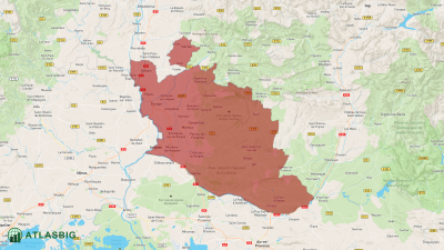 Carte du Vaucluse Thumbnail