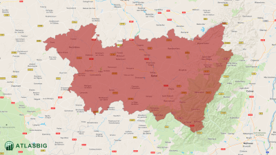 Carte des Vosges Thumbnail