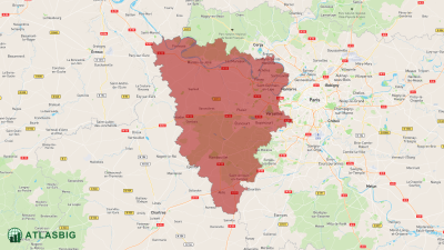 Carte des Yvelines Thumbnail
